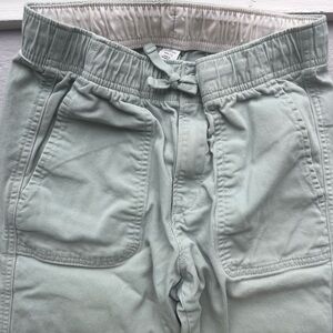 JCrew•olive green/khaki boys pants•size 12•adjustable waist•all cotton•classic•